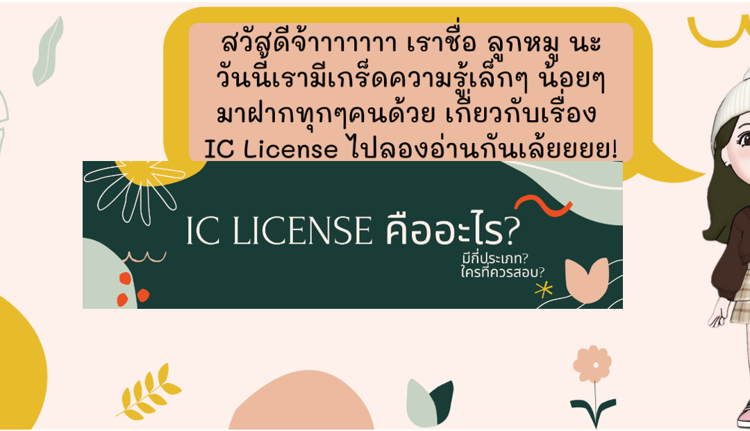 EP.1 IC License คืออะไร? มีกี่ประเภท? ใครบ้างที่ควรสอบ IC License?